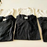 set magliette cotone x bambino 9-11- anni