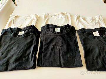 set magliette cotone x bambino 9-11- anni