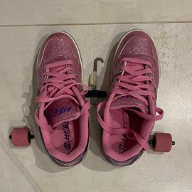 Scarpe con rotelle Heelys viola e rosa- taglia 39