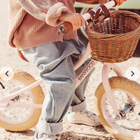 Bicicletta senza pedali con casco rosa BANWOOD
