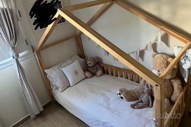 Letto in legno  bambino mon lit cabane