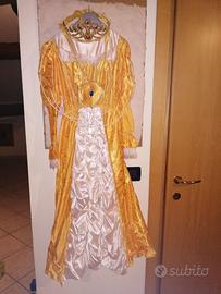 costume bambina golden princess