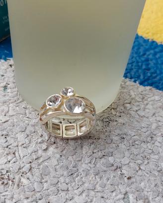 Anello elastico con strass