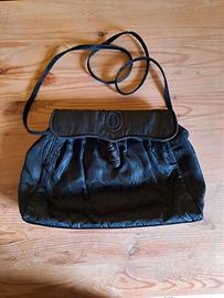 Pochette Trussardi nera, vintage.