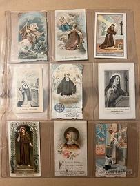 Santini vari - 9 pezzi , icone con Madonna e Gesù.
