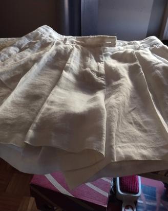 Bermuda Sisley taglia 40 ,lino 100 per 100