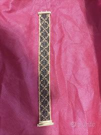 Bracciale a maglia antico in oro 18 k