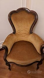 due poltrone barocco piemontese 