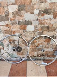 Coppia cerchi ruote anteriore e posteriore mtb