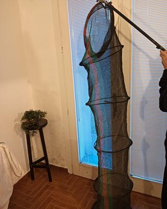 Cesto porta pesce in rete 