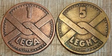 #1401 – 2 Monete di Fantasia LEGA NORD