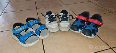 3 paia di scarpe bimbo n. 26