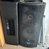 Casse Mackie 500 watt rsm l’una - attive a 3 vie