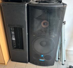 Casse Mackie 500 watt rsm l’una - attive a 3 vie