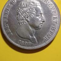 scudo argento CARLO FELICE 1827