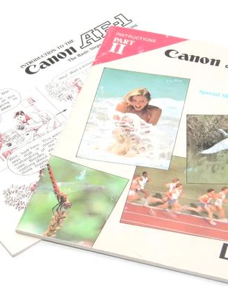 CANON AE-1 Reflex FD MANUALE ORIGINALE in INGLESE