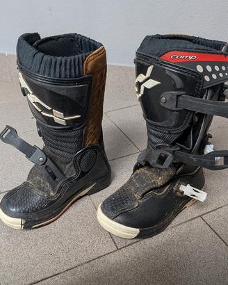 stivali tcx motocross bambino tg30
