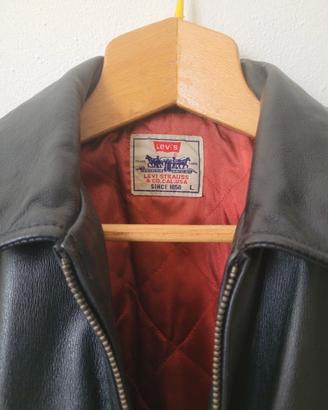 Levi's - Giacca in vera pelle. Taglia L - Nero