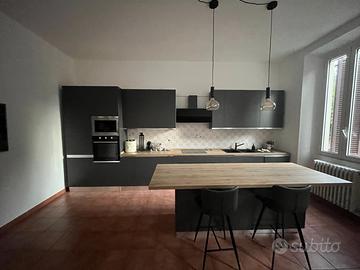 Cucina moderna con isola - 5,25 metri -