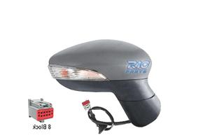 SPECCHIO COMPLETO DESTRO FORD FIESTA 08-12 PIEGHEV