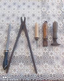attrezzi vintage calzolaio