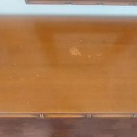 cassettiera bambù e rattan con due comodini 