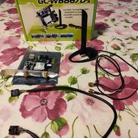 Scheda di rete wifi dualband/bluetooth PCIe