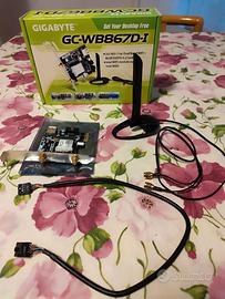 Scheda di rete wifi dualband/bluetooth PCIe