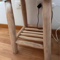 Coppia Sgabelli in legno