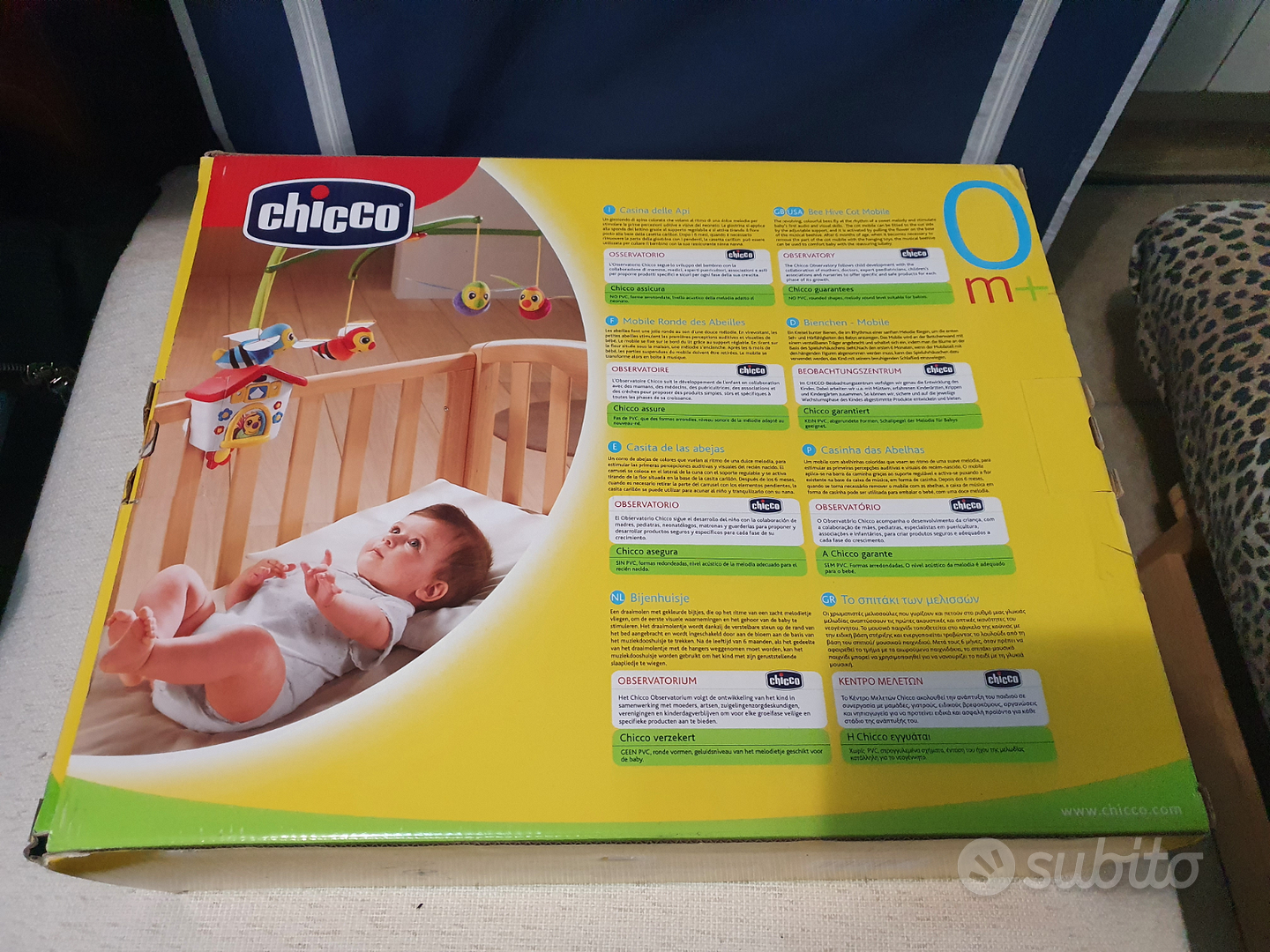 chicco giostrina culla neonato casina delle api - Tutto per i