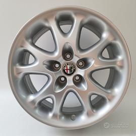 1 cerchio lega alfa romeo gt gtv spider r16 ls6218