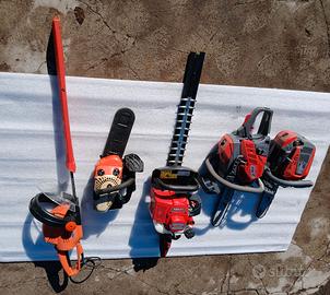 Motoseghe e tagliasiepi nuovi