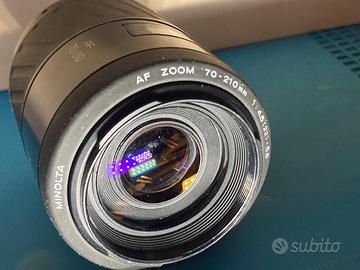 Minolta AF 70-210mm f/4.5-5.6.