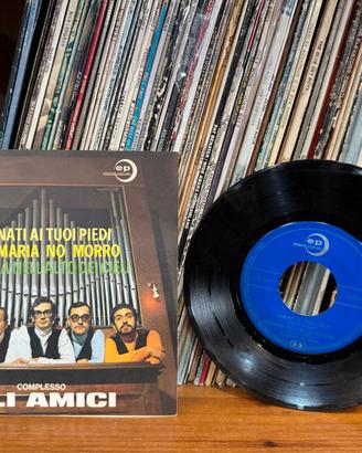 45 giri complesso gli amici chinati ai tuoi piedi