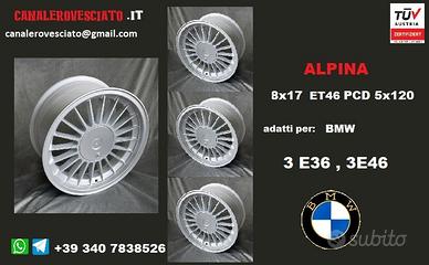 Cerchi Alpina 17 pollici 8x17 BMW E36 E46