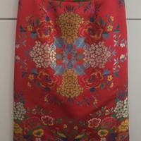Gonna rossa floreale Etro
