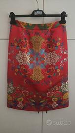 Gonna rossa floreale Etro