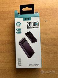 Power Bank PFT 20.000 mAh nuovo