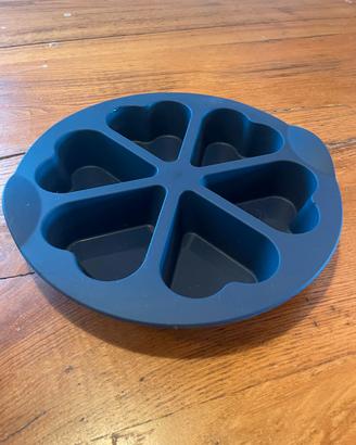Tupperware stampo silicone cuori