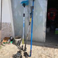 Abbacchiatore e compressore raccolta olive