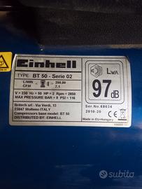 Compressore aria 50 litri usato poco