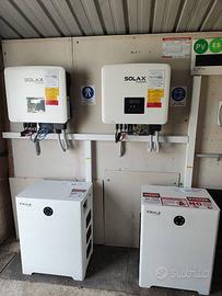 Kit 10kw accumulo litio 6kw fotovoltaico ad isola