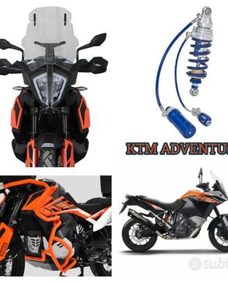 Ktm Adventure accessori protezioni scarico filtro