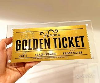 Golden ticket Willy Wonka