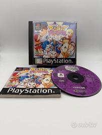 Pocket Fighter PS1 PAL completo con manuale