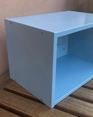 NUOVA Mensola di legno rettangolare grigio-azzurro