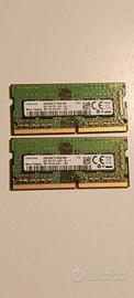 2x RAM 8GB DDR4 so-dimm 2400 mhz  (tot 16GB)