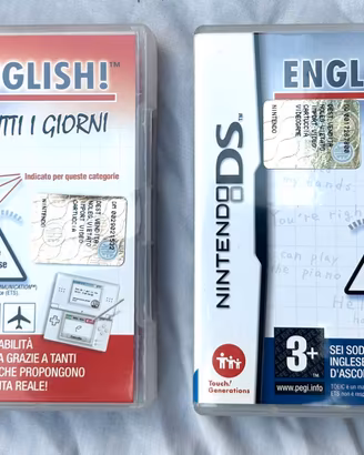 Set di 8 cartucce giochi per Nintendo DS Lite