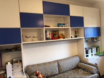 Splendida libreria laccato bianco