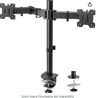 Braccio doppio monitor